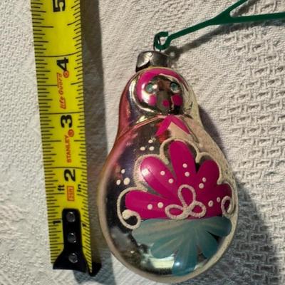 3 Glass Ornaments