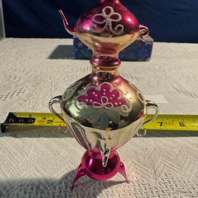3 Glass Ornaments