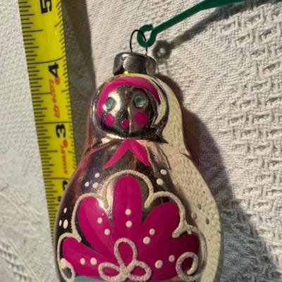 3 Glass Ornaments