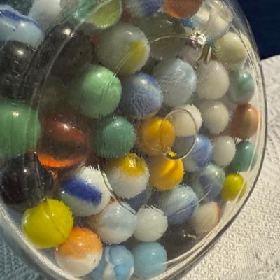 Vintage Jar of Marbles