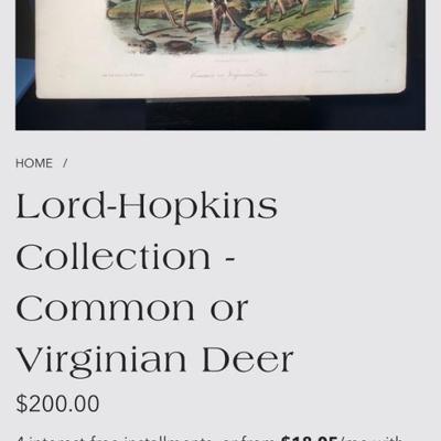 Pair of Lord Hopkins - On The Stone Lith Framed Prints