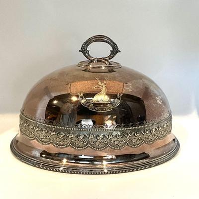 D759 Large Silverplate Meat Dome