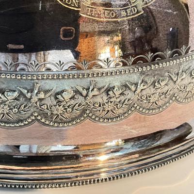 D759 Large Silverplate Meat Dome