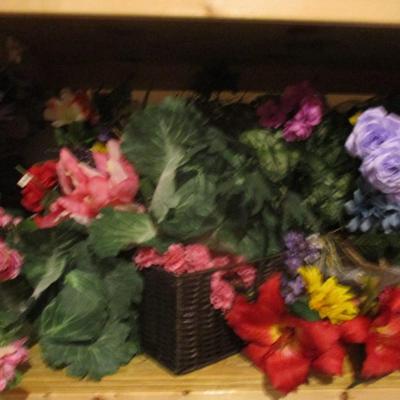Artificial Flowers For Home Decor Or Crafting Lot B
