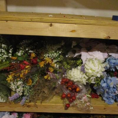 Artificial Flowers For Home Decor Or Crafting Lot C