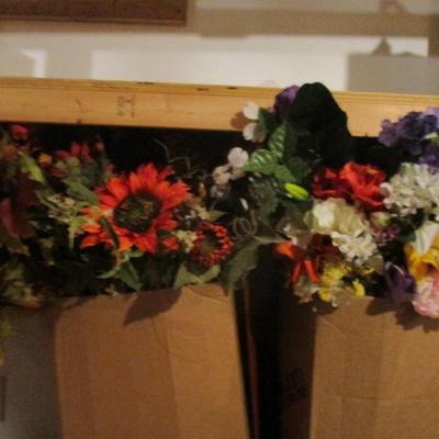Artificial Flowers For Home Decor Or Crafting Lot U