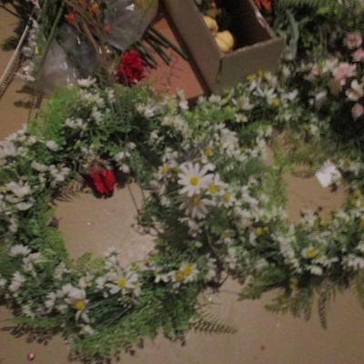 Artificial Flowers For Home Decor Or Crafting Lot V