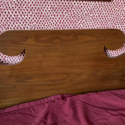 UA765 Pair of Walnut Twin Cannonball Style Beds