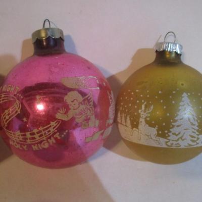Vintage Christmas Ornaments Lot 78