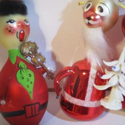 Vintage Glass Christmas Ornaments