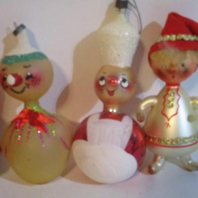 Vintage Glass Christmas Ornaments