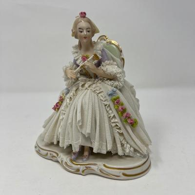 Dresden & Muller Lace Victorian Porcelain Figures and More