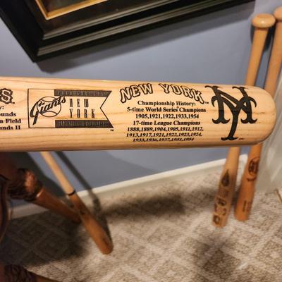 3 Special Edition Baseball Bats Louisville Slugger Paul O'Neill Yankees New York Giants