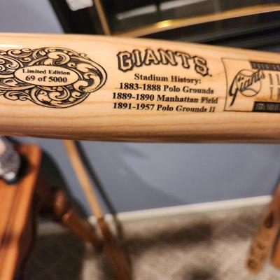 3 Special Edition Baseball Bats Louisville Slugger Paul O'Neill Yankees New York Giants