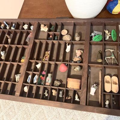 Hamilton Print Tray w/ Collectibles