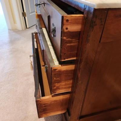 Marble Top Cottage Dresser 40x17x30