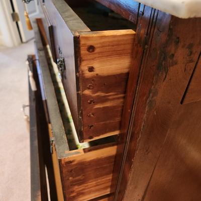 Marble Top Cottage Dresser 40x17x30