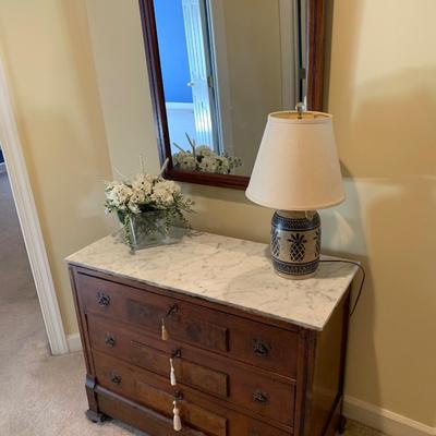 Marble Top Cottage Dresser 40x17x30