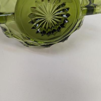 Anchor Hocking Fairfield Berry Bowl & Nappy Bowl Avocado Green