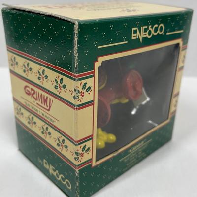 Enesco NEW in pkg Christmas Tree Ornament Grimmy - Just What I wanted