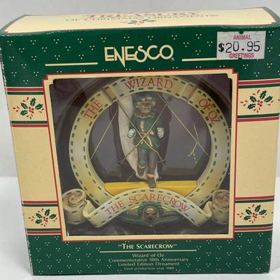 Enesco Wizard of Oz THE SCARECROW Christmas Tree Ornament NEW in box