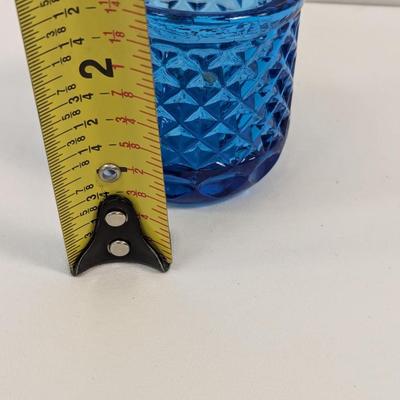 Vintage Cobalt Blue Candle Holders