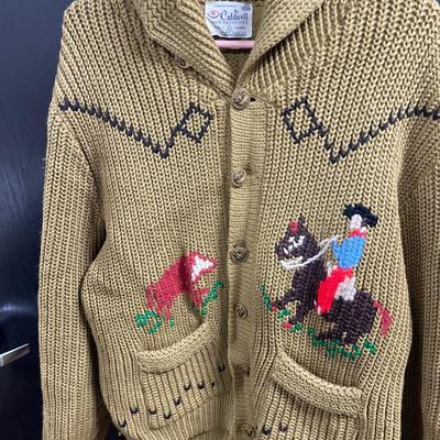 Caldwell medium wool cowboy sweater