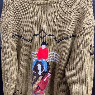 Caldwell medium wool cowboy sweater