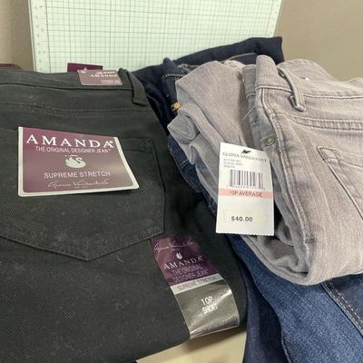 Jeans, gloves and socks