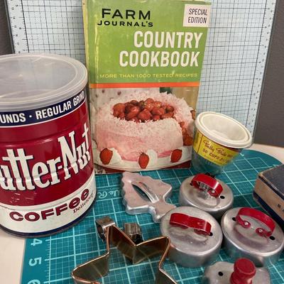 Handi Hostess kit, cookie cutters, cookbook
