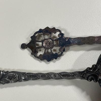 Misc household items with sterling spoon and fork from Norway