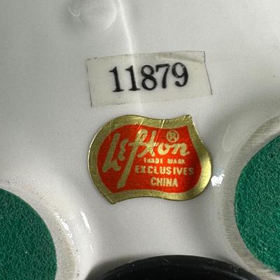 LOT 3K: Vintage Lefton Irish Piggy Bank, Tea Set & More