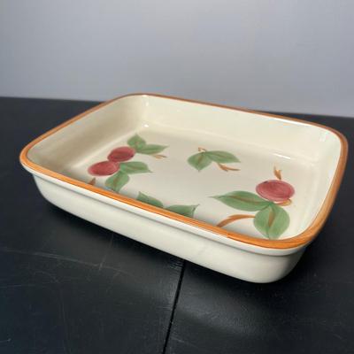 LOT 6K: Large Collection Of Franciscan Ware Apple Pattern Plates, Cups, Bowls & More