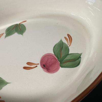 LOT 6K: Large Collection Of Franciscan Ware Apple Pattern Plates, Cups, Bowls & More