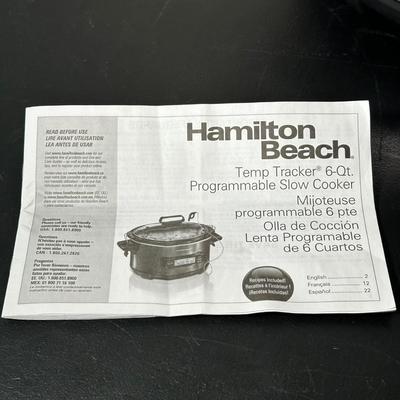 LOT 7K: Kitchen Appliances- Rival 18 qt Roaster Oven, Hamilton Beach Slow Cooker & More