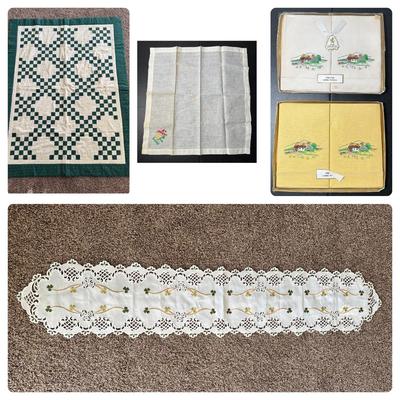 LOT 10K: Irish Quilts, Linens & More!