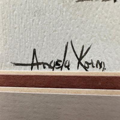 LOT 12L: 2 Watercolor Paintings by Angela Korn