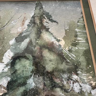 LOT 12L: 2 Watercolor Paintings by Angela Korn