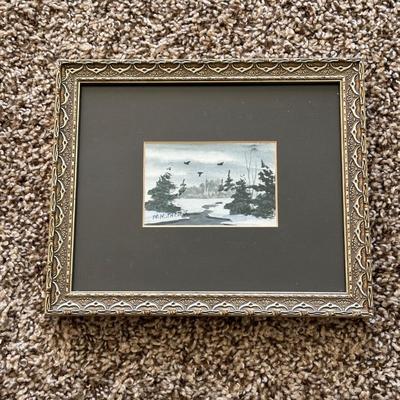 LOT 13L: Framed/Signed Artwork