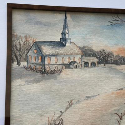 LOT 13L: Framed/Signed Artwork