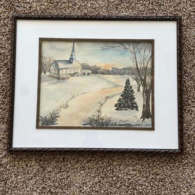 LOT 13L: Framed/Signed Artwork