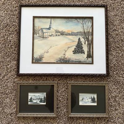 LOT 13L: Framed/Signed Artwork