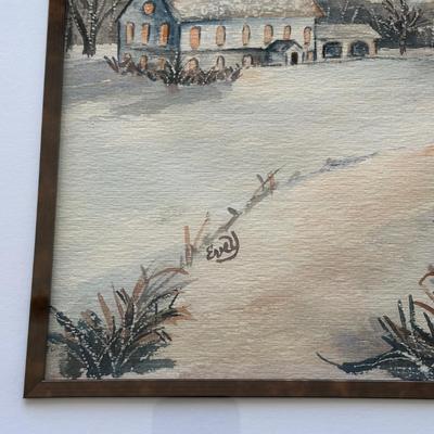 LOT 13L: Framed/Signed Artwork