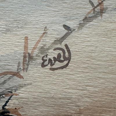 LOT 13L: Framed/Signed Artwork