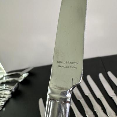 LOT 18K: Reed & Barton Stainless Steel Flatware