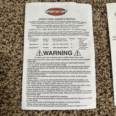 LOT 44L: SportsStuff SpeedZone