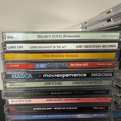 LOT 63L: Collection of Music CDs & Cassette Tapes