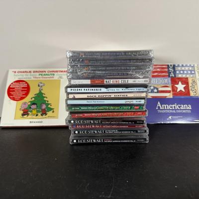 LOT 63L: Collection of Music CDs & Cassette Tapes