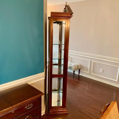 LOT 77 D: Pulaski Furniture Co. Picture Frame Curio Cabinet