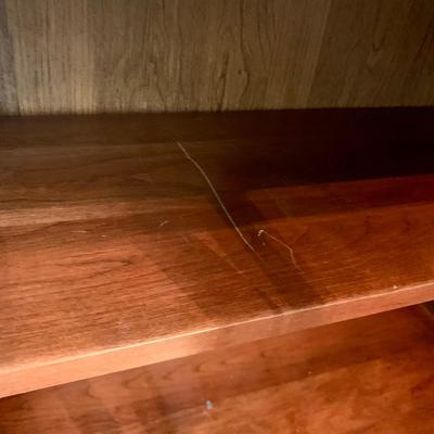 LOT 78 D: Hutch & Extendable Sideboard